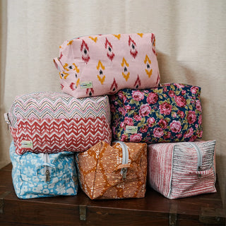 Upcycled Cosmetic Bag